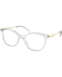 Prada - Pr 02Zv 2Az1O1 Optical Frames Acetate Butterfly Normal - Lyst