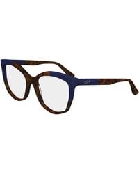 KARL LAGERFELD - Kl6154 236 Optical Frames Acetate Squared Normal Normal - Lyst