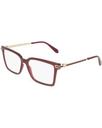 Ferragamo - Sf3039 612 Optical Frames Acetate Squared Normal - Lyst