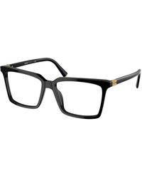 Miu Miu - Mu 08Xv 16K1O1 Optical Frames Acetate Transparent Squared Normal - Lyst