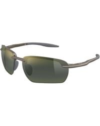 Maui Jim - Mj0336S 003 Occhiali Da Sole Bio-Iniettato Verde Geometrica - Lyst