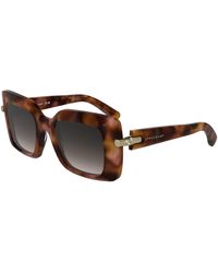 Longchamp - Lo776S 690 Sunglasses Acetate Squared Normal - Lyst