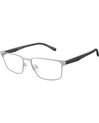 Emporio Armani - Ea1175 3015 Optical Frames Metal Squared Normal - Lyst