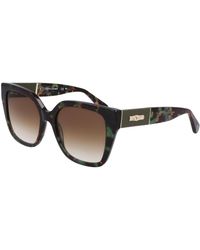 Longchamp - Lo754Sl 309 Sunglasses Acetate Butterfly Normal Normal - Lyst