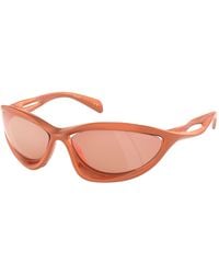 Prada - Pr A23S 15V50H Sunglasses Nylon Cat Eye Mirrored Mirror - Lyst