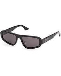 Gcds - Gd0081 01A Sunglasses Acetate Smoke Squared Normal - Lyst