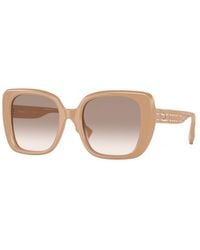 Burberry - Be4371 399013 Sunglasses Plastic Squared Shaded - Lyst