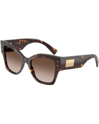 Dolce & Gabbana - Dg4478 502/13 Sunglasses Acetate Cat Eye Normal Shaded - Lyst