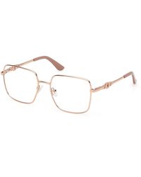 Guess - Gu2953 057 Optical Frames Metal Squared Normal - Lyst