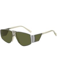 Givenchy - Gv 7166/S Smf/Qt Sunglasses Metal Squared Normal - Lyst