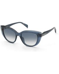 Blumarine - Sbm242S 0W47 Sunglasses Acetate Butterfly Normal Nuanced - Lyst