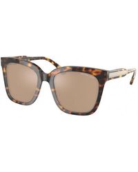 Michael Kors - Mk2163 San Marino 31027P Sunglasses Plastic Squared Mirrored - Lyst