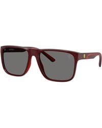 FERRARI SCUDERIA - Fz6002U 530/81 Sunglasses Injected Squared Polarized - Lyst
