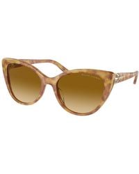Ralph Lauren - Rl8215Bu 60832L Sunglasses Acetate Cat Eye Normal Shaded - Lyst