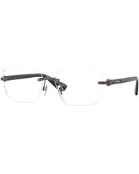 Burberry - Be1392 1316 Optical Frames Metal Squared Normal - Lyst