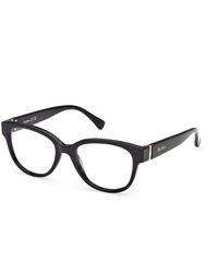 Max Mara - Mm5229 001 Optical Frames Acetate Round Normal - Lyst