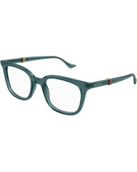 Gucci - Gg1497O 007 Optical Frames Acetate Transparent Squared - Lyst
