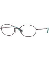 Vogue Eyewear - Vo4326 5149 Optical Frames Metal Transparent Round Normal - Lyst