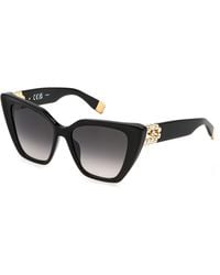 Furla - Sfu879S 700S Sunglasses Acetate Smoke Butterfly Normal Shaded - Lyst