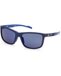 adidas Originals - Sp0047 91X Sunglasses Injected Squared Normal Mirror - Lyst