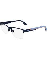 Lacoste - L2305 301 Optical Frames Metal Squared Normal - Lyst