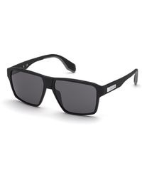 adidas - Or0039 02A Sunglasses Injected Geometric Normal - Lyst