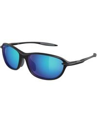 Maui Jim - Mj0340Sa 002 Occhiali Da Sole Bio-Iniettato Blu Geometrica - Lyst
