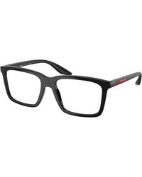 Prada Linea Rossa - Ps 03Sv 1Ab1O1 Optical Frames Injected Squared Normal - Lyst