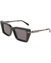Ferragamo - Sf2089S 001 Sunglasses Acetate Squared Normal - Lyst