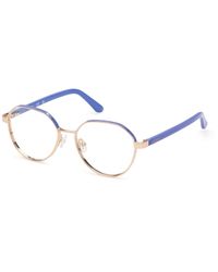 Guess - Gu50124 092 Optical Frames Metal Round Normal - Lyst