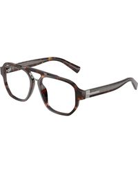 Dolce & Gabbana - Dg3447 502 Optical Frames Acetate Transparent Pilot Normal - Lyst
