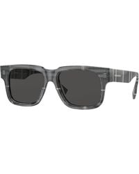 Burberry - Be4394 Hayden 380487 Sunglasses Acetate Squared Normal - Lyst
