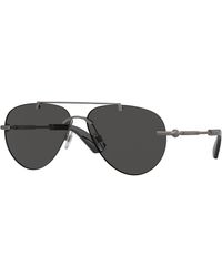 Burberry - Be3151 131687 Sunglasses Metal Pilot Normal - Lyst