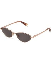 Furla - Sfub17 08Fc Sunglasses Metal Smoke Geometric Normal - Lyst