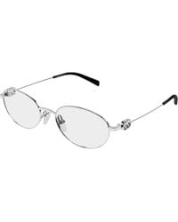 Gucci - Gg2227O 002 Optical Frames Metal Transparent Round - Lyst