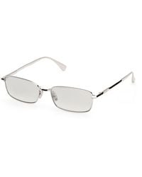 Max Mara - Mm0199 16C Sunglasses Metal Smoke Normal - Lyst