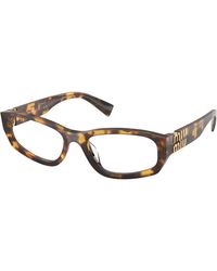 Miu Miu - Mu 04Yv 14L1O1 Optical Frames Acetate Geometric Normal - Lyst
