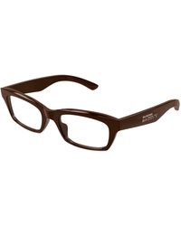 Balenciaga - Bb0427O 005 Optical Frames Acetate Transparent Squared - Lyst