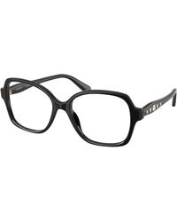 Swarovski - Sk2063 1001 Optical Frames Acetate Transparent Squared Normal - Lyst