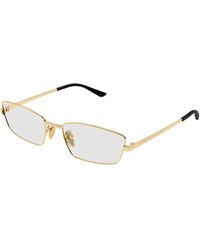 Gucci - Gg2177S 002 Sunglasses Metal Transparent Squared - Lyst