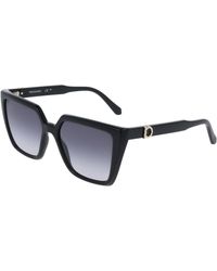 Ferragamo - Sf2058Se 001 Sunglasses Squared Normal - Lyst