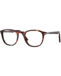 Persol - Po3143V 24 Optical Frames Acetate Transparent Round Normal - Lyst
