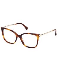 Max Mara - Mm5248 52 Optical Frames Squared Normal - Lyst