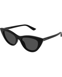 McQueen - Am0577S 001 Sunglasses Acetate Cat Eye - Lyst