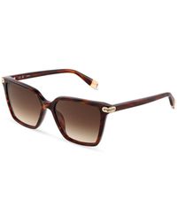 Furla - Sfub13 0C10 Sunglasses Acetate Squared Normal Nuanced - Lyst
