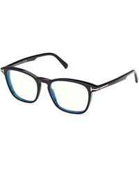 Tom Ford - Ft5960-B 001 Optical Frames Acetate Squared Normal - Lyst