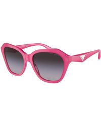Emporio Armani - Ea4221 61188G Sunglasses Acetate Geometric Normal Shaded - Lyst