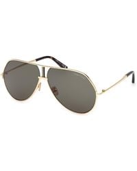 Tom Ford - Ft1281 Rickie-02 30N Sunglasses Metal Squared Normal - Lyst