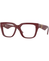 Burberry - Be2403 4119 Optical Frames Acetate Transparent Squared Normal - Lyst