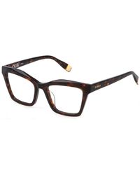 Furla - Vfu767 909 Optical Frames Acetate Geometric - Lyst